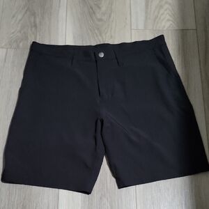 Zella Men's Golf and Casual Charcoal 9" Flat Front Shorts